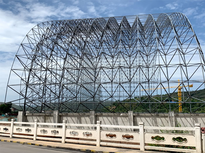 岑溪山寨矿储煤棚网架